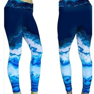 🔸 AWAKEN Blue Agate Leggings